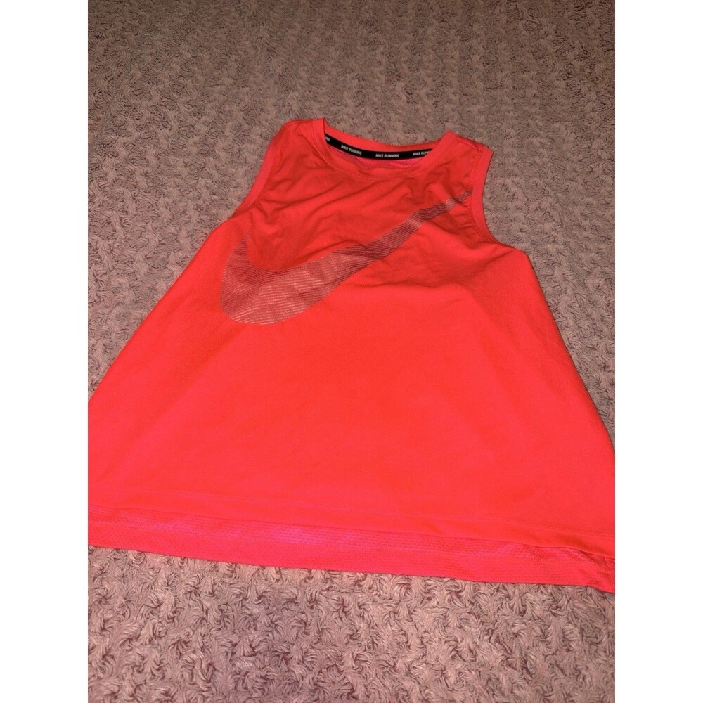 Nike Running Training Tank Top DRI-FIT Pink Women’s Size Medium Neon Logo